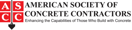 American society of concrete contractors logo